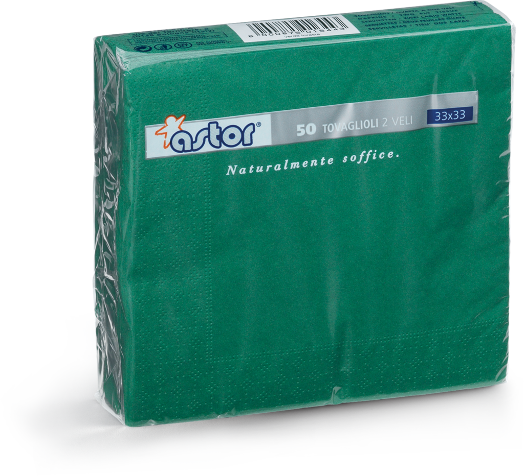 Serviettes Bigiemme Encanto 33 x 33 cm 2 plis, lot de 20 – L'Arcolaio